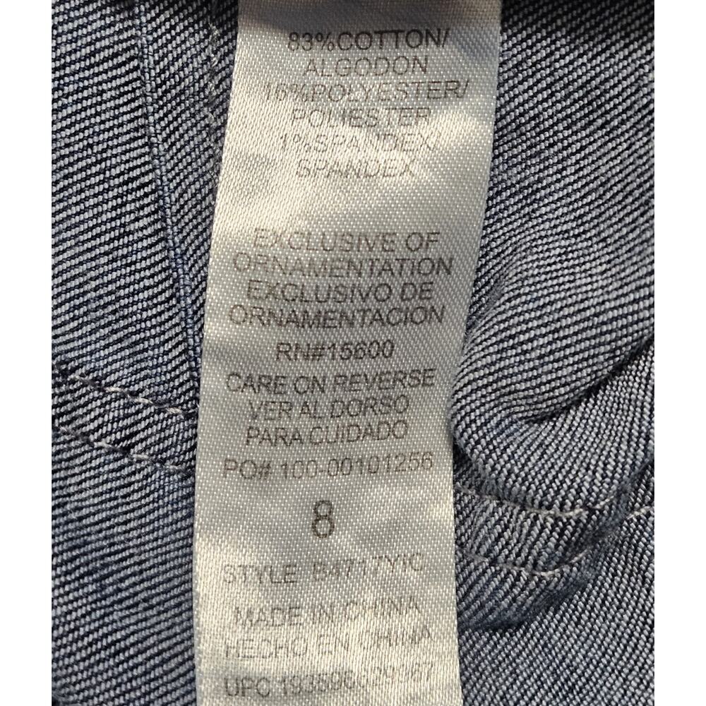 Democracy Women’s Ab Solution Denim Shorts Size 8 Medium Wash Stretch Casual - Picture 4 of 7